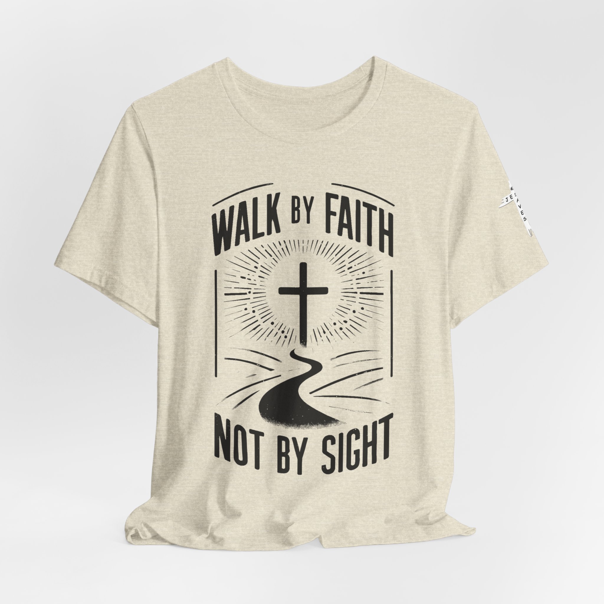 Faith Walk T-Shirt — "Walk By Faith Not By Sight" Christian Tee - Image 44