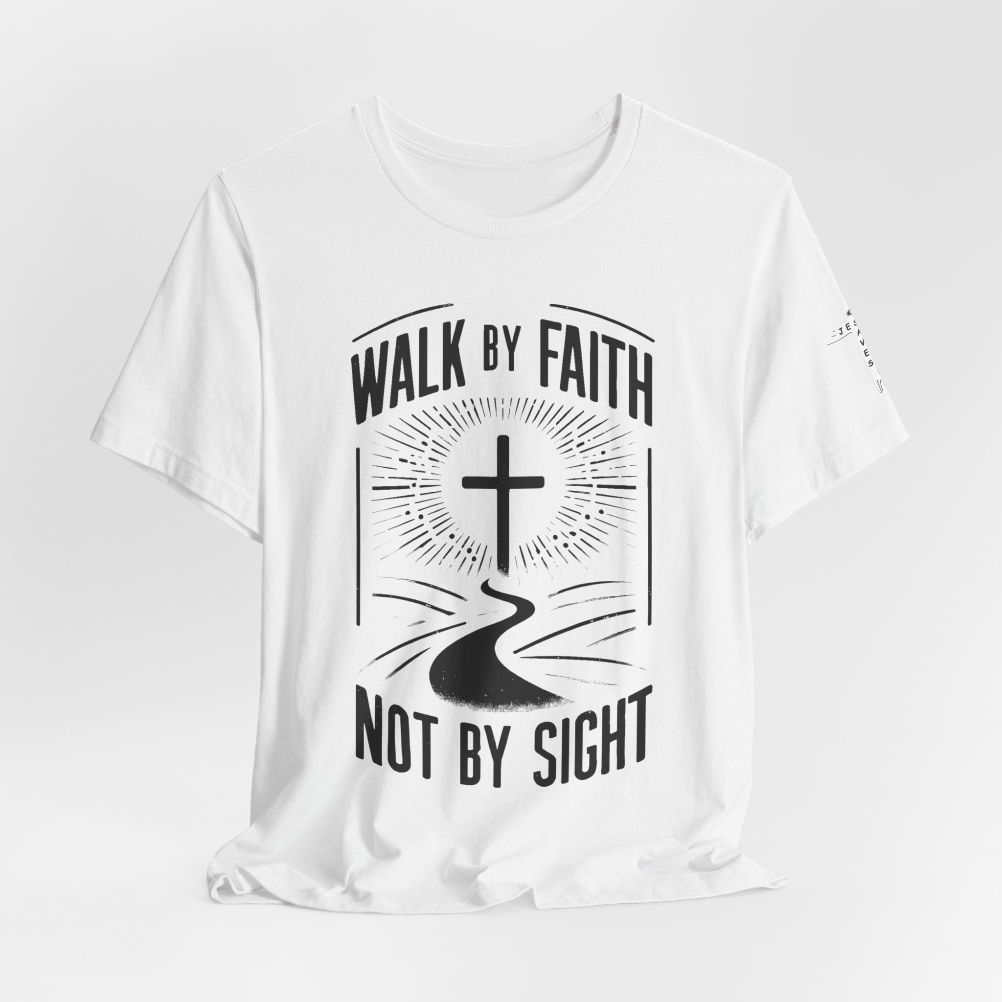 Faith Walk T-Shirt — "Walk By Faith Not By Sight" Christian Tee - Image 4