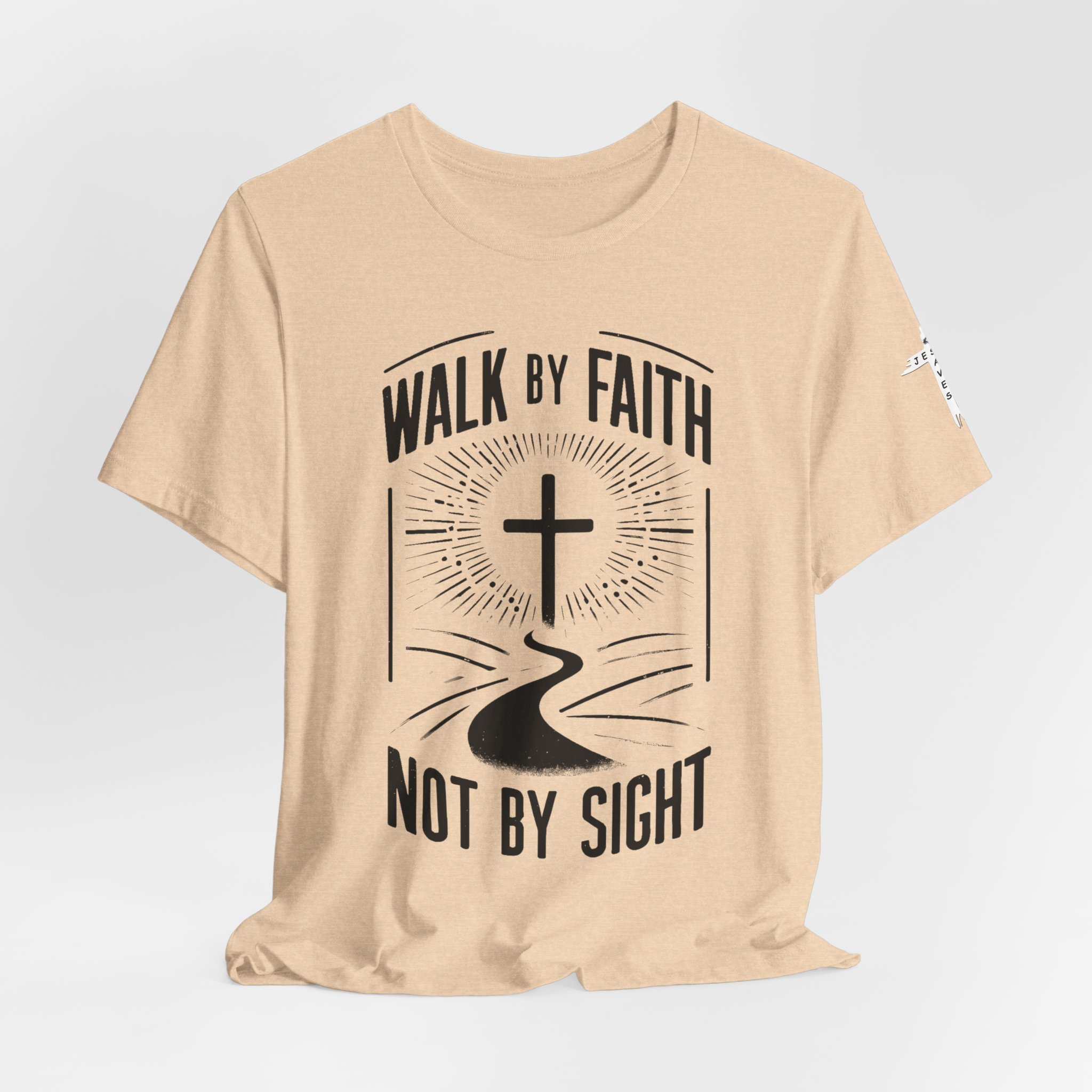 Faith Walk T-Shirt — "Walk By Faith Not By Sight" Christian Tee - Image 40