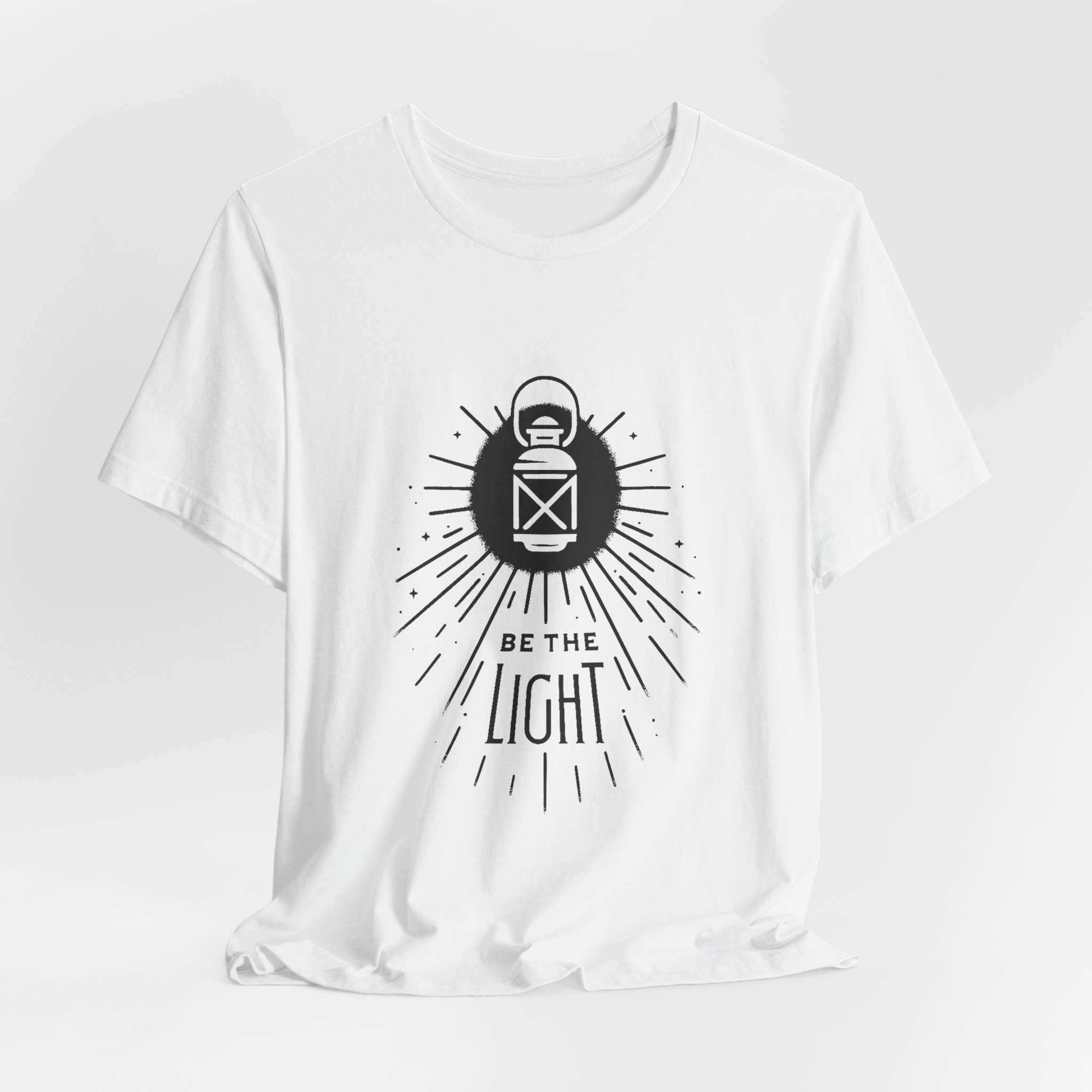 Be The Light Lantern Tee — Inspirational Graphic T-Shirt - Image 4