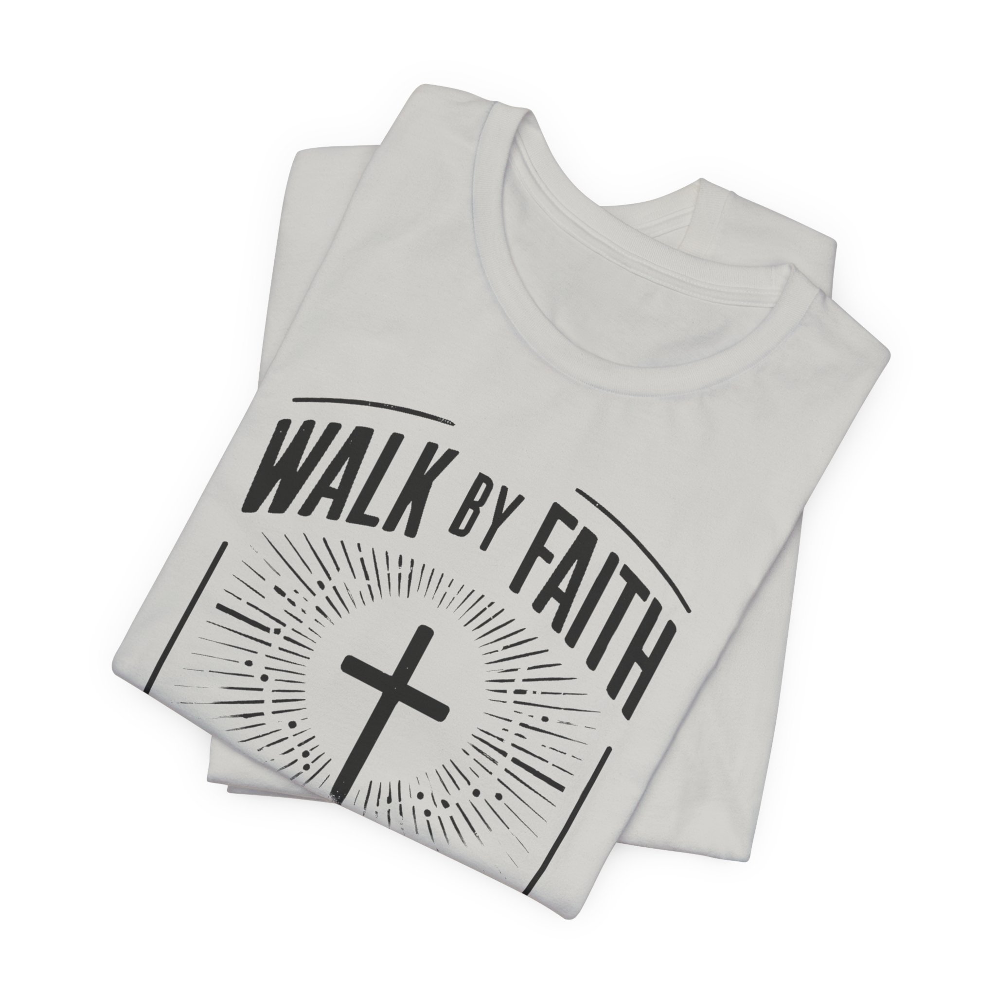 Faith Walk T-Shirt — "Walk By Faith Not By Sight" Christian Tee - Image 35
