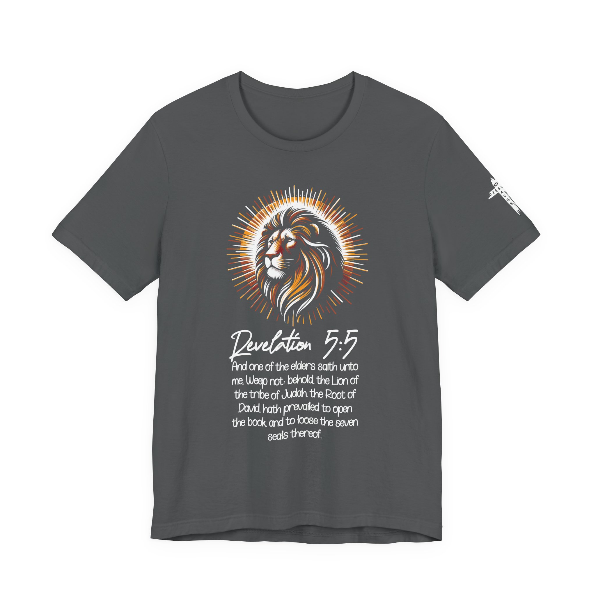 Lion of Judah T-Shirt — Revelation 5:5 Scripture Graphic Tee - Image 37