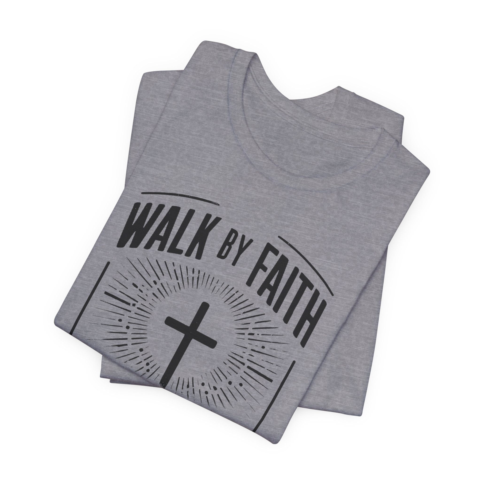 Faith Walk T-Shirt — "Walk By Faith Not By Sight" Christian Tee - Image 51