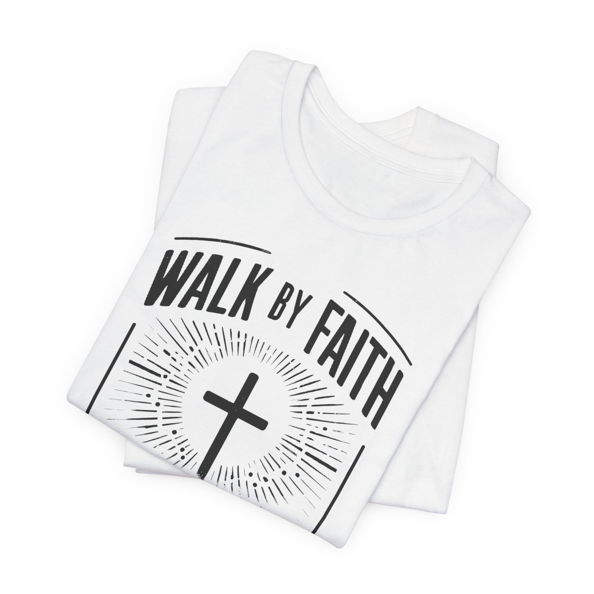 Faith Walk T-Shirt — "Walk By Faith Not By Sight" Christian Tee - Image 3