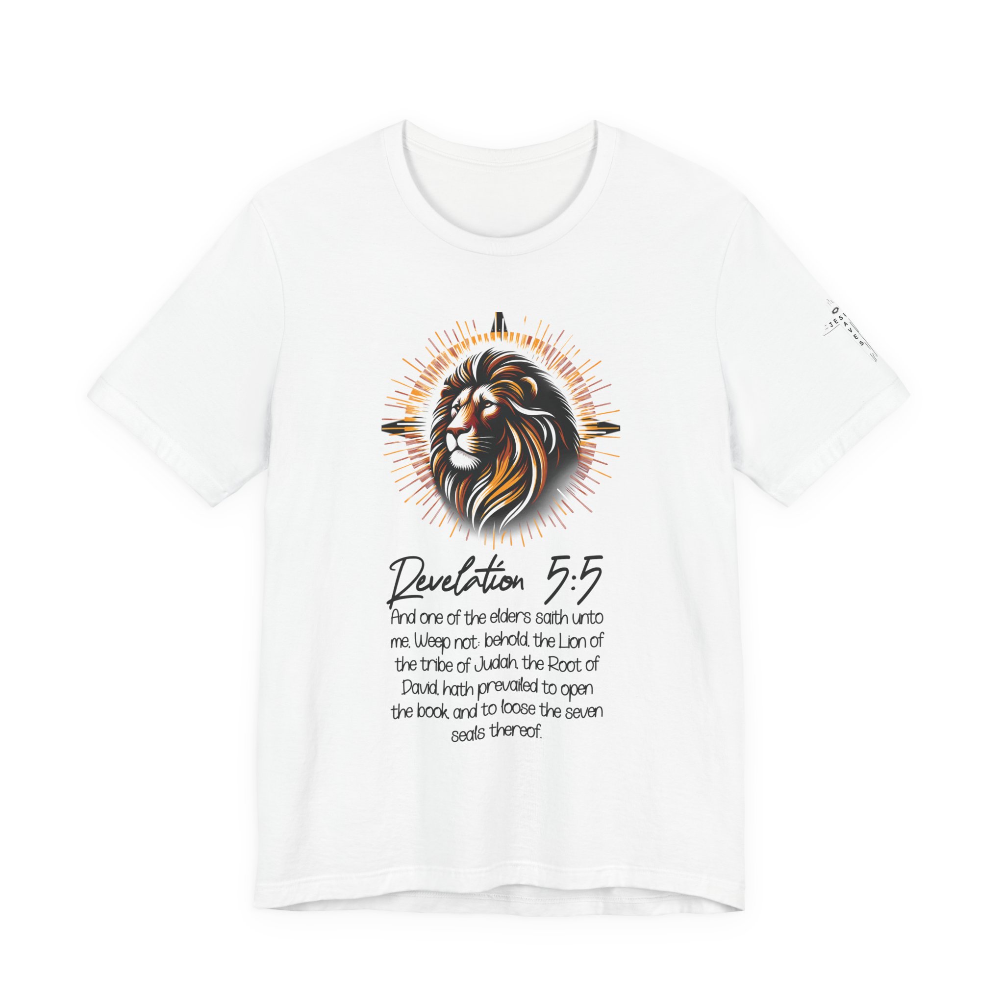 Lion of Judah T-Shirt — Revelation 5:5 Scripture Graphic Tee - Image 5